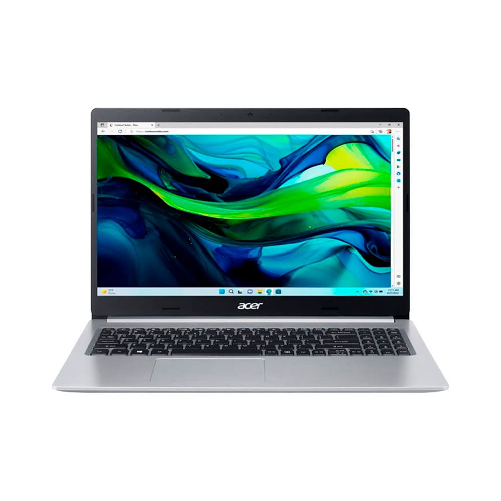 Notebook Acer Aspire 5 Ryzen 5 5500U 8GB DDR4 256GB SSD 15.6 Full HD IPS Linux Prata