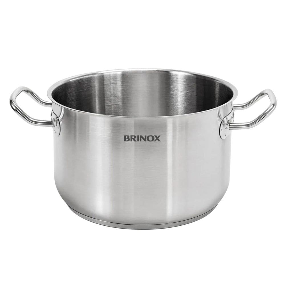 Caçarola Alta Inox Pro Brinox 36 cm e 21,2 Litros sem Tampa