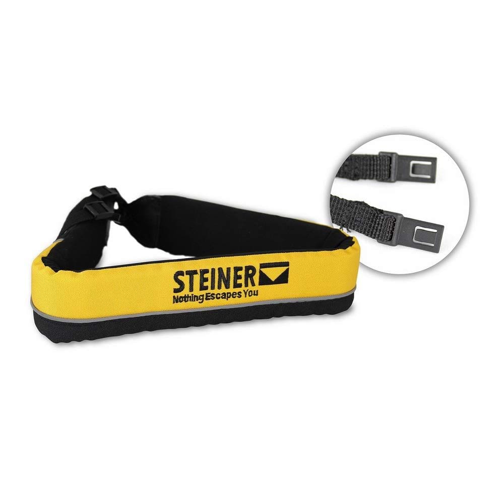 Alça flutuante Steiner ClicLoc para binóculos marinhos amarela