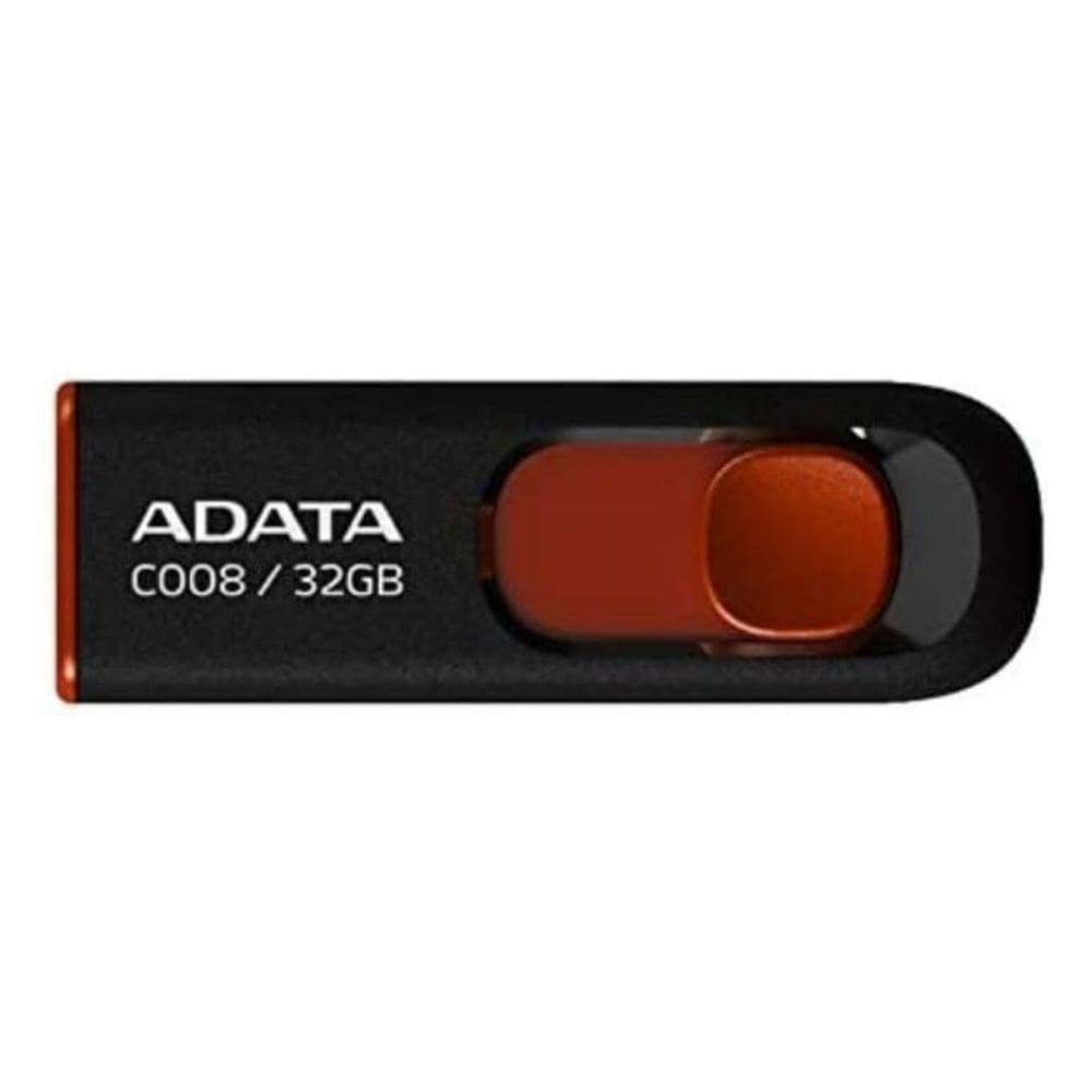 Unidade flash ADATA C008 32GB USB 2.0 retrátil sem tampa