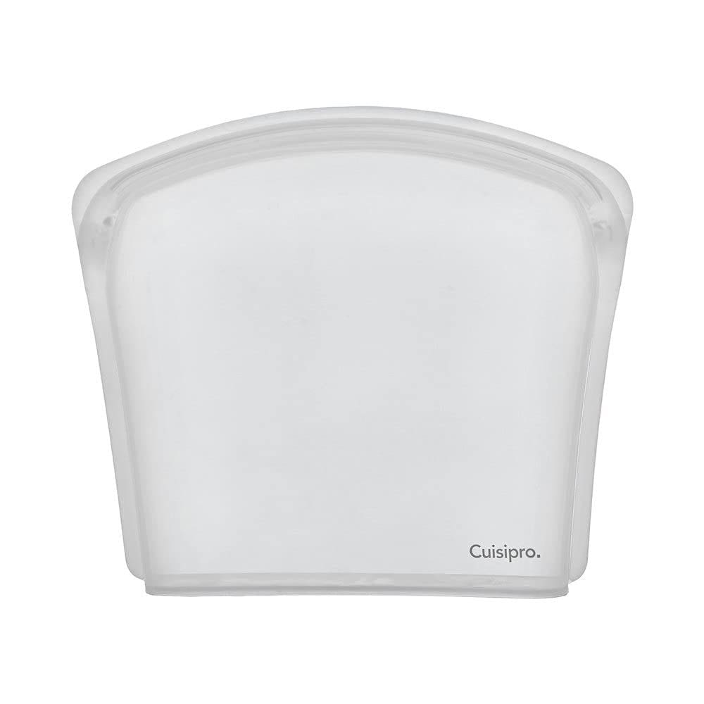 Saco Reutilizável de Silicone à Prova de Vazamentos Cuisipro 800ml Transparente