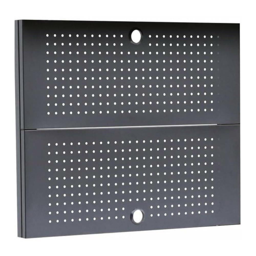 Conjunto de 2 organizadores de ferramentas de parede com fenda traseira em aço Pegboard