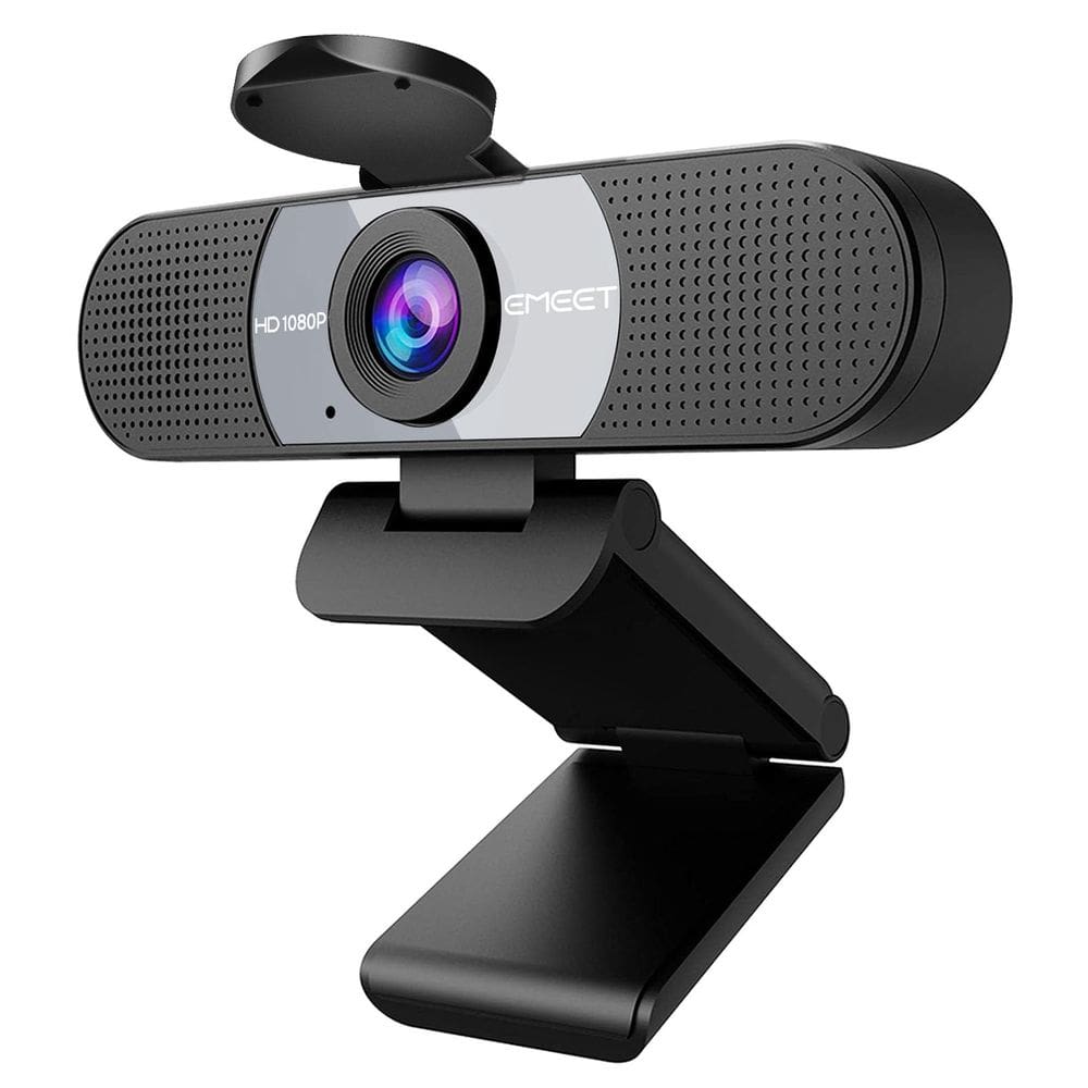 Webcam EMEET C960 1080P Full HD com 2 microfones e capa