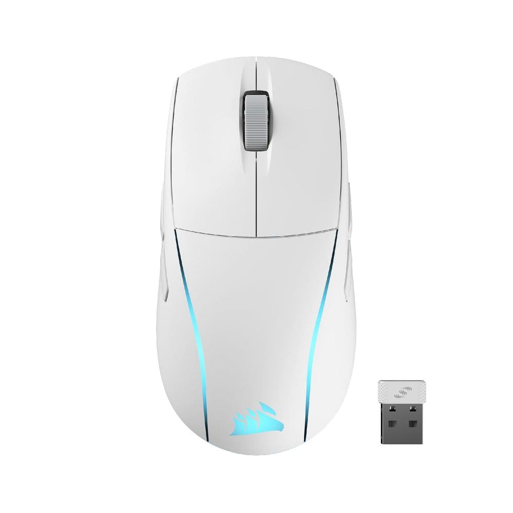 Mouse para jogos Corsair M75 Wireless RGB 26.000 DPI branco