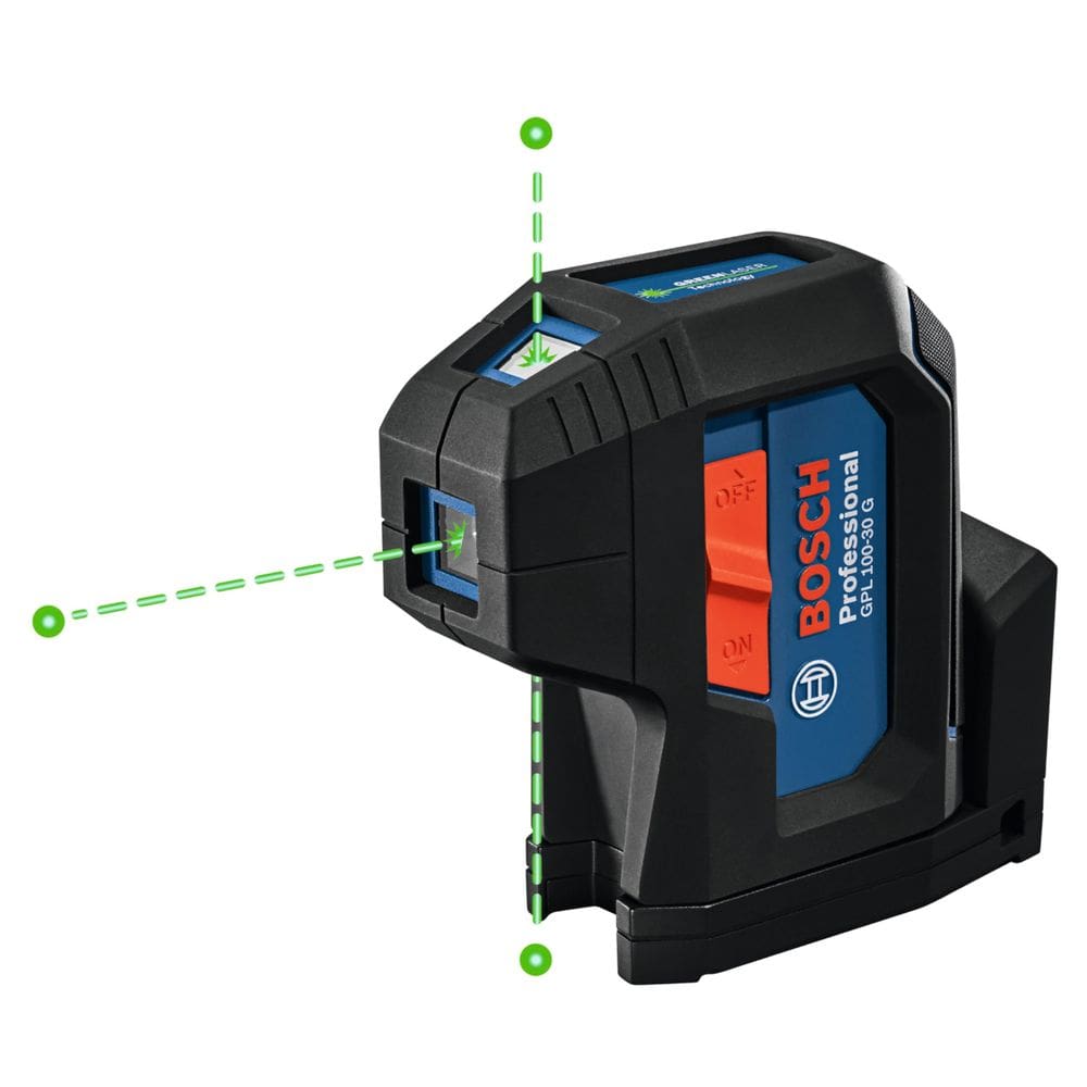 Laser de alinhamento Bosch GPL100-30G com feixe verde autonivelante