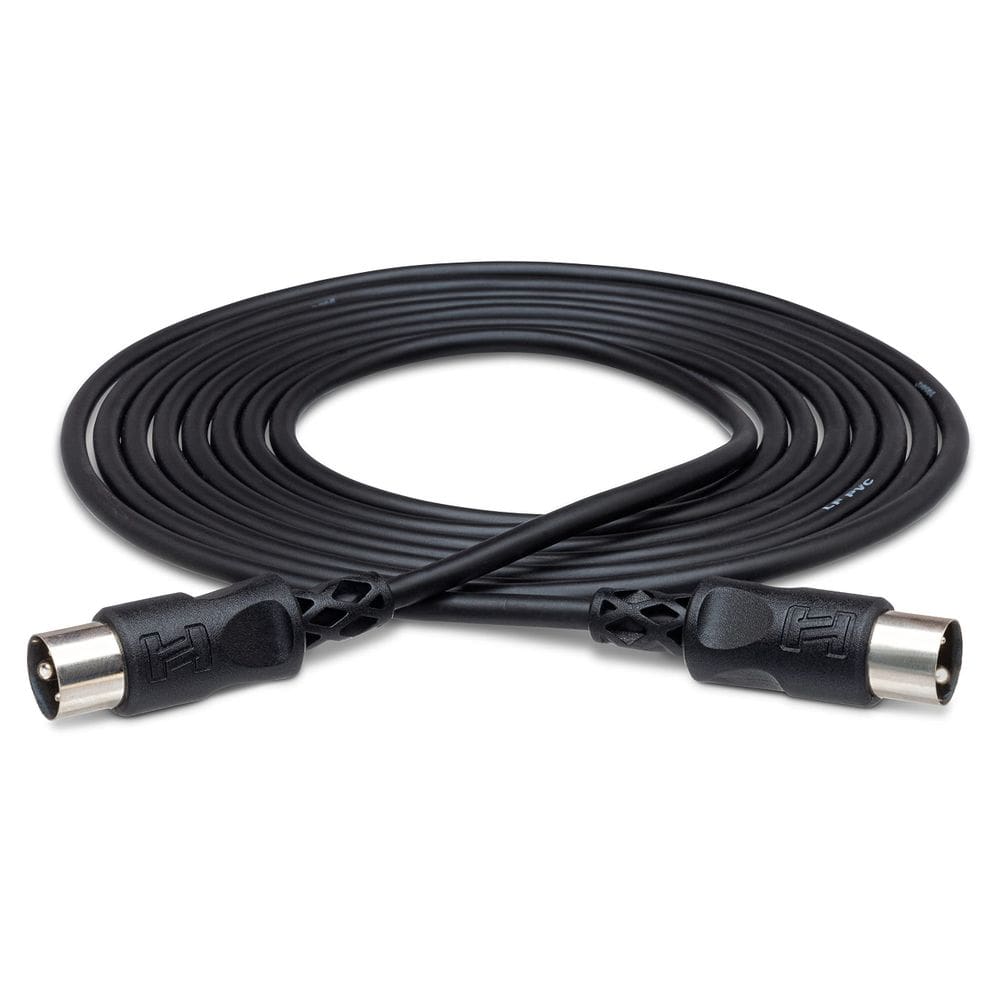 Cabo MIDI Hosa MID-310BK DIN de 5 pinos para Same 3m