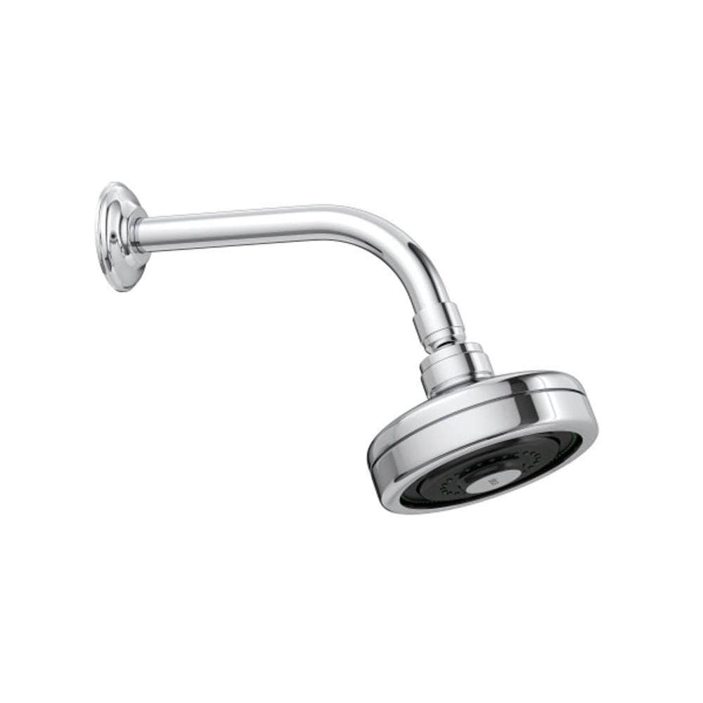 Chuveiro Com Tubo De Parede Curvo Acqua Plus Cromado