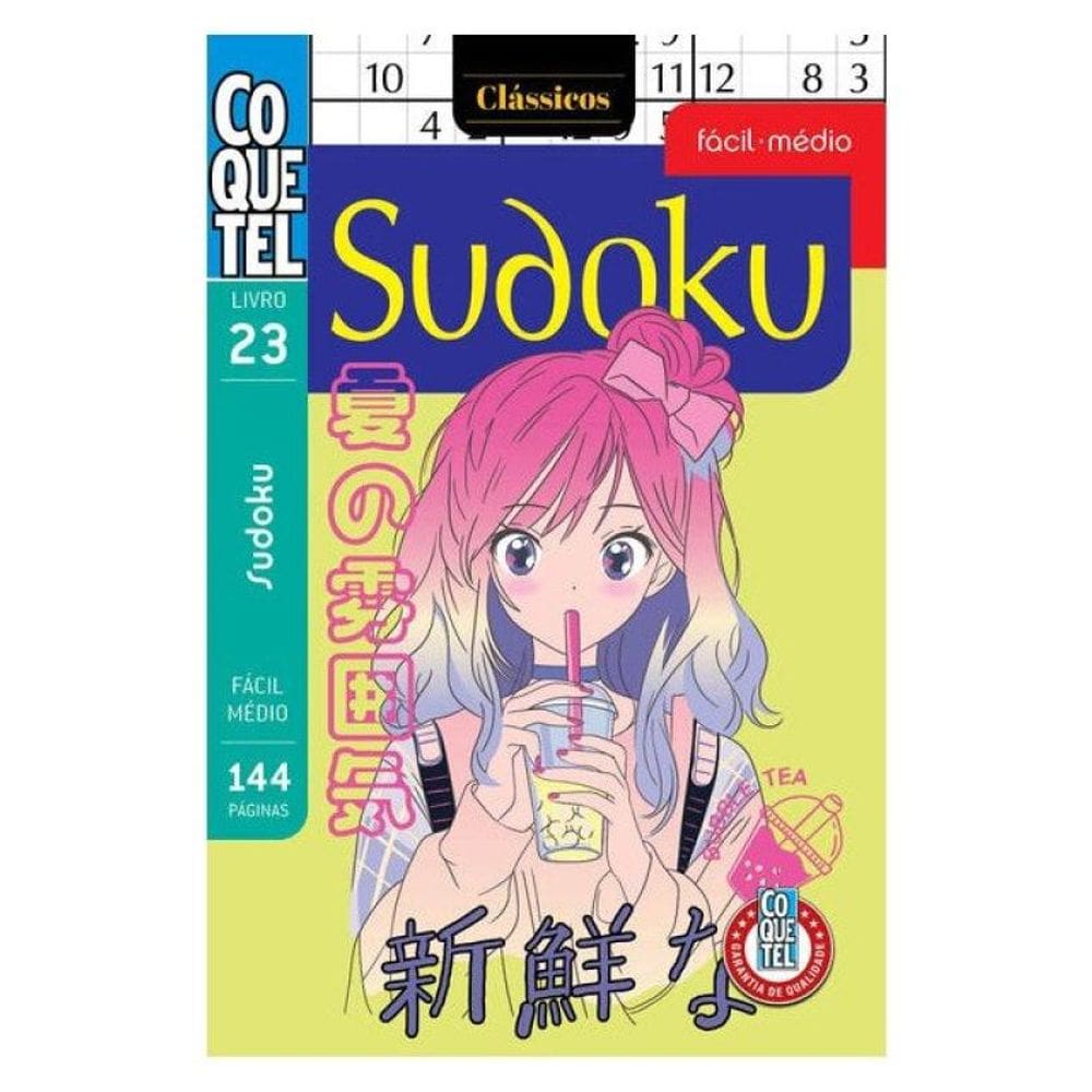 Livro Coquetel Sudoku Médio-Difícil 22