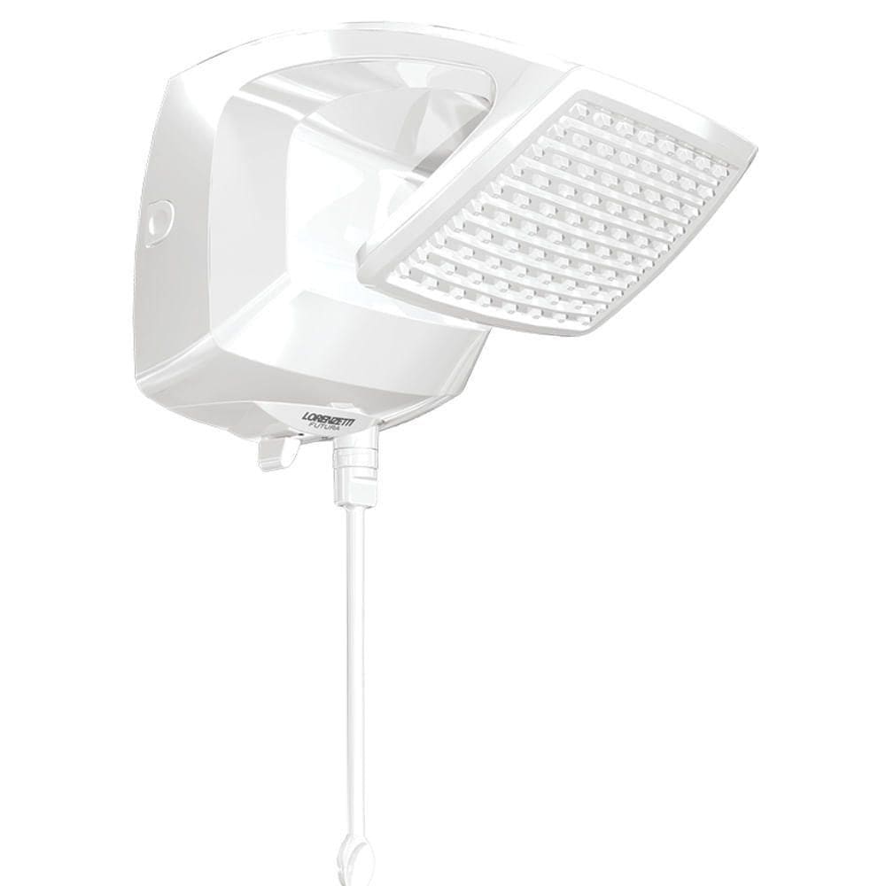 Ducha Futura Eletrônica Blindada 220 Volts 7500 Watts Branca 7531305 Lorenzetti Ducha Futura Bli