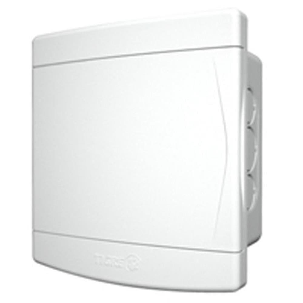 Quadro de Distribuição de Embutir 3-4 Disjuntores Sem Barramento Porta Branca 33046979 Tigre Qua