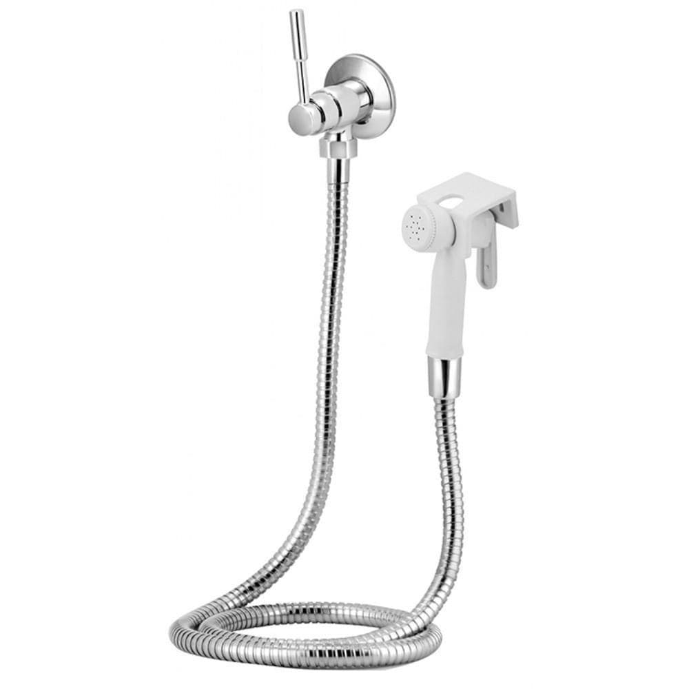 Ducha Higiênica com Gatilho Plástico 1984 1-4 Volta Stilo C31 Cromado Vab700cwb Esteves Ducha Hi