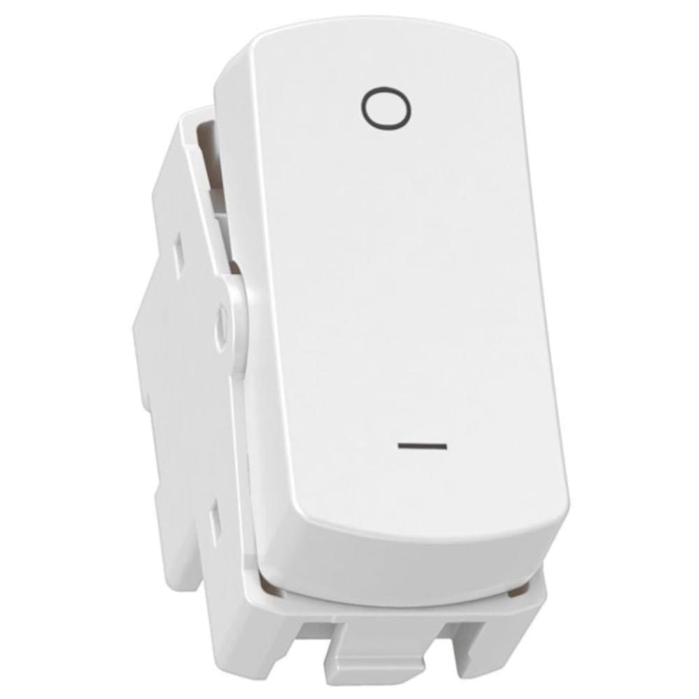 Módulo Interruptor Simples Miluz 10 Amperes 250 Volts Branco S3b72050 Schneider Mod.interr.inter