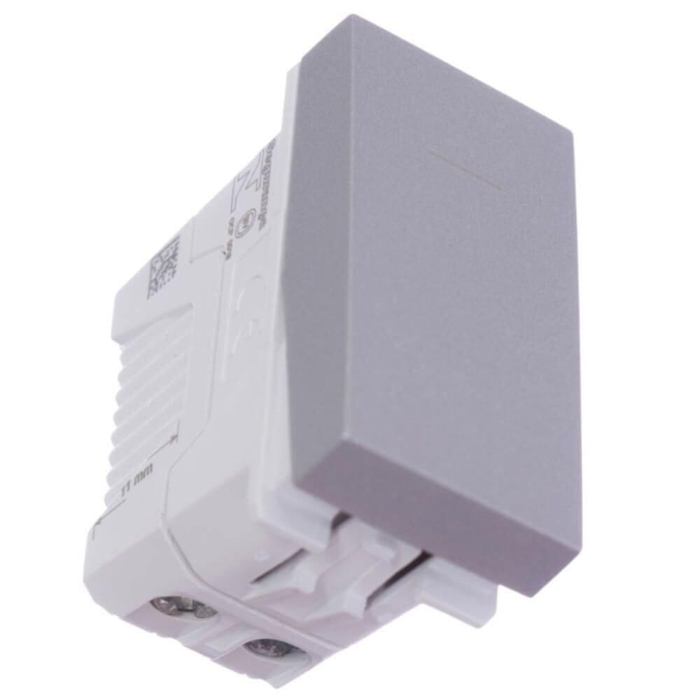 Módulo Interruptor Intermediário 10 Amperes 250 Volts 1m Alumínio Orion S70110574 Schneider Modu
