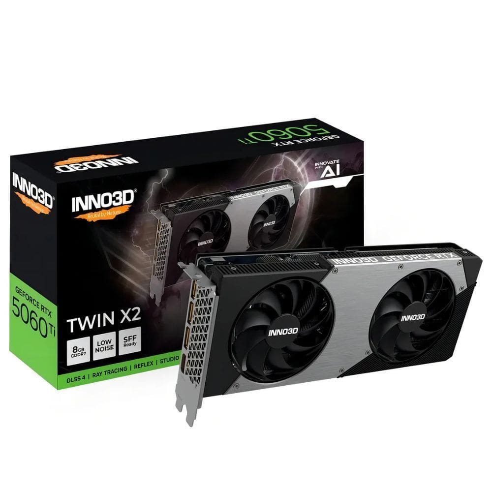 Placa De Video Rtx5060 Inno3d Twin X2 N50602-08D7-195071N Gdddr7 Box If