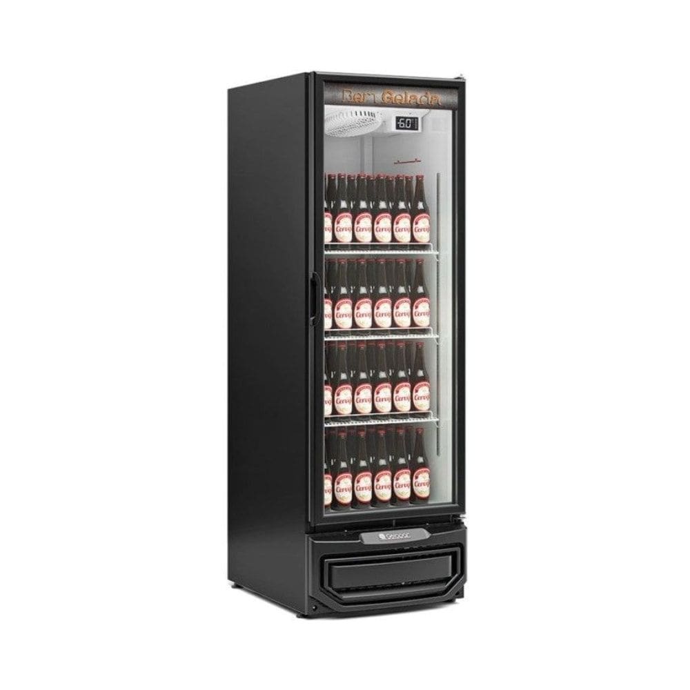 Cervejeira Refrigerador 578L Porta de Vidro Preta GCB-57V PR Gelopar 220V
