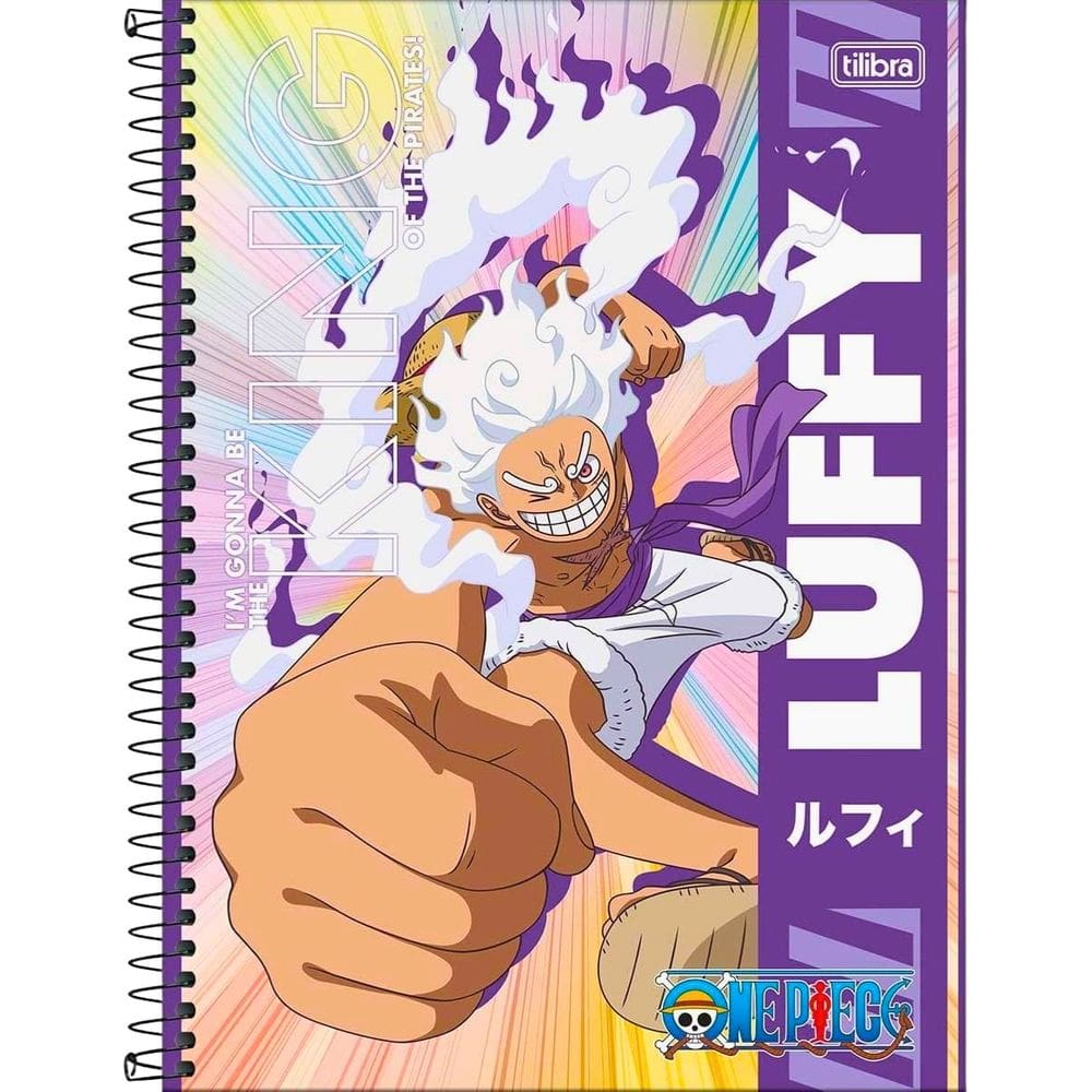 Caderno 10x1 Capa Dura One Piece 160 Folhas Tilibra