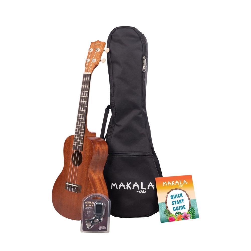 Kit de Ukulele Makala Concert com Trastes de Níquel Atualizados