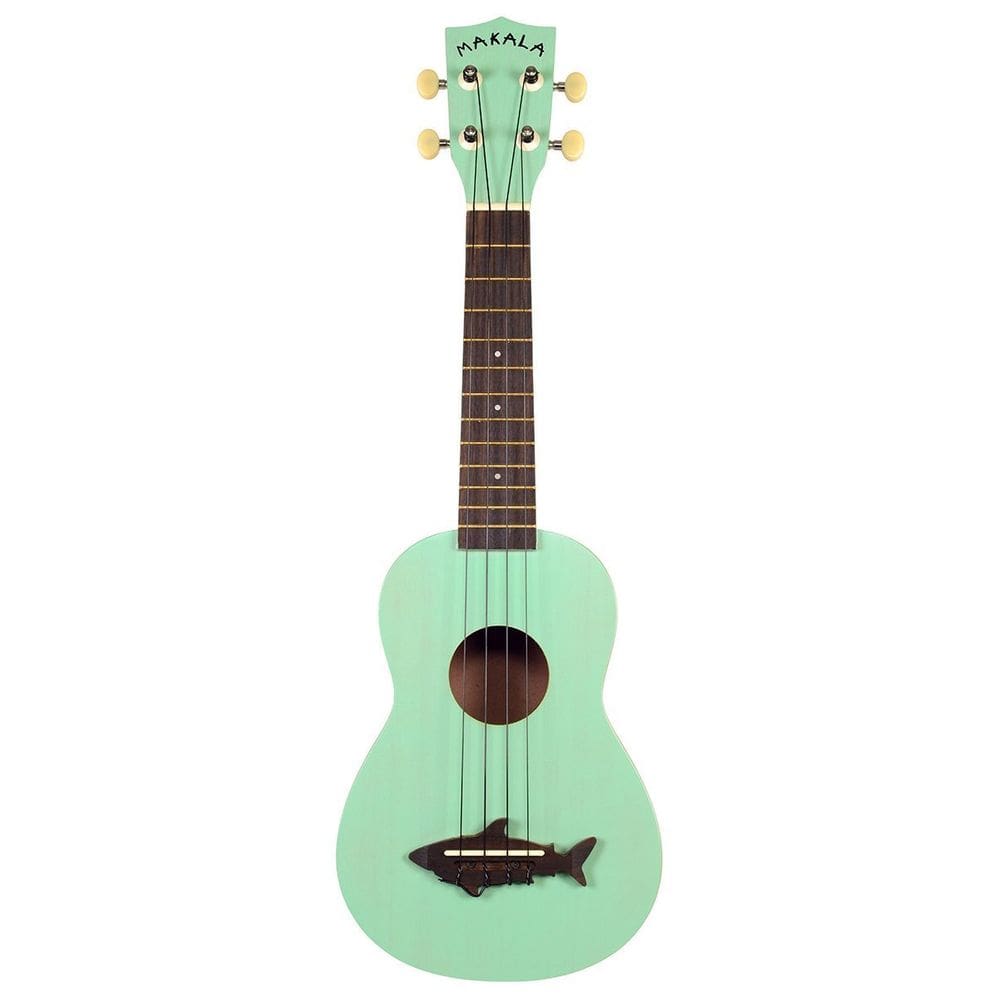 Ukulele Kala Makala Surf Verde Tubarão Soprano