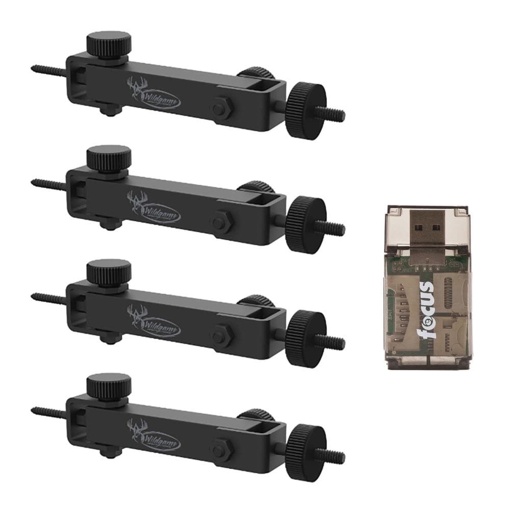 Kit Wildgame Innovations Eco Mount 4 Unidades com Leitor de Cartão