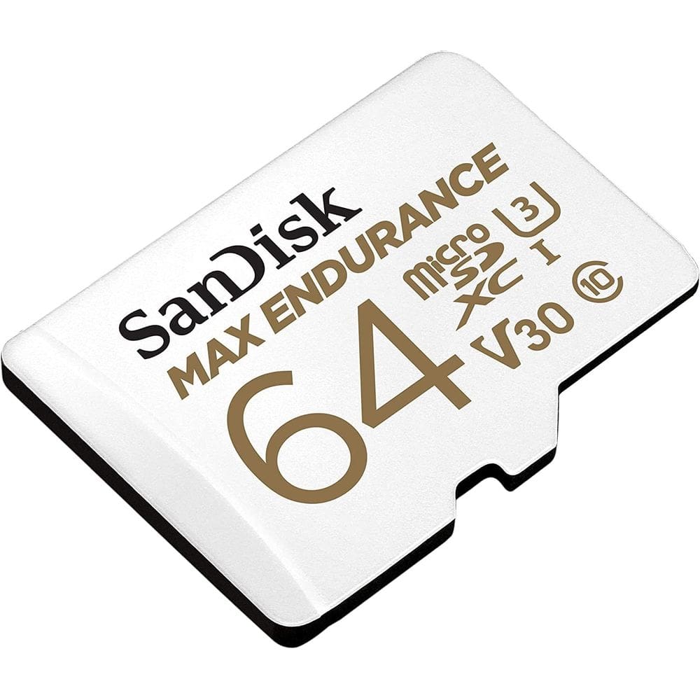 Cartão de memória SanDisk MAX Endurance microSDXC 64GB com adaptador