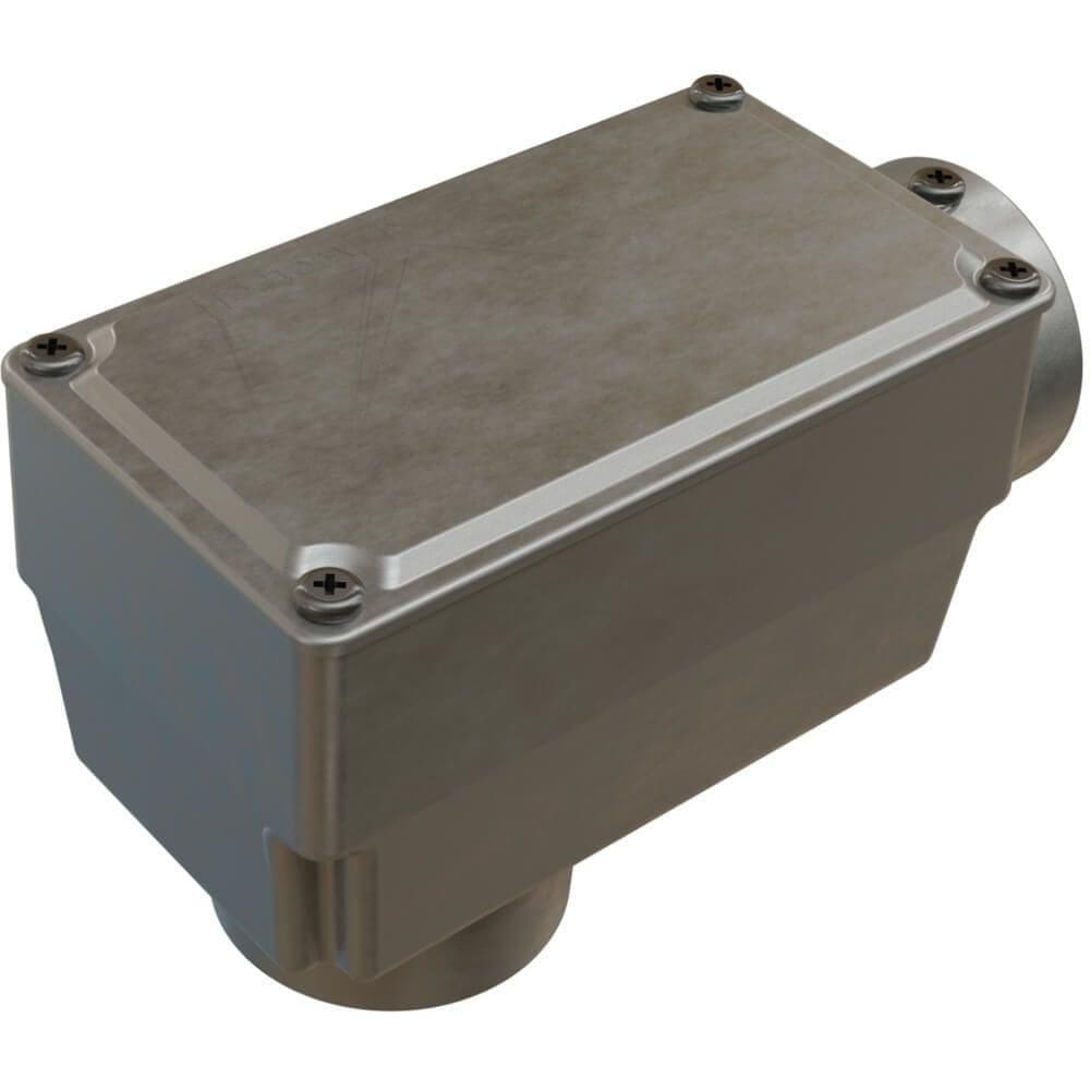 Caixa de Derivação Fixa Conduletzel Sem Pintura Tipo Lb de 2 com Tampa E012040075 Wetzel Caixa D