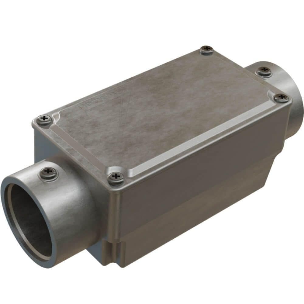 Caixa de Derivação Fixa Conduletzel Sem Pintura Tipo C de 1.1-4 com Tampa E012020055 Wetzel Caix