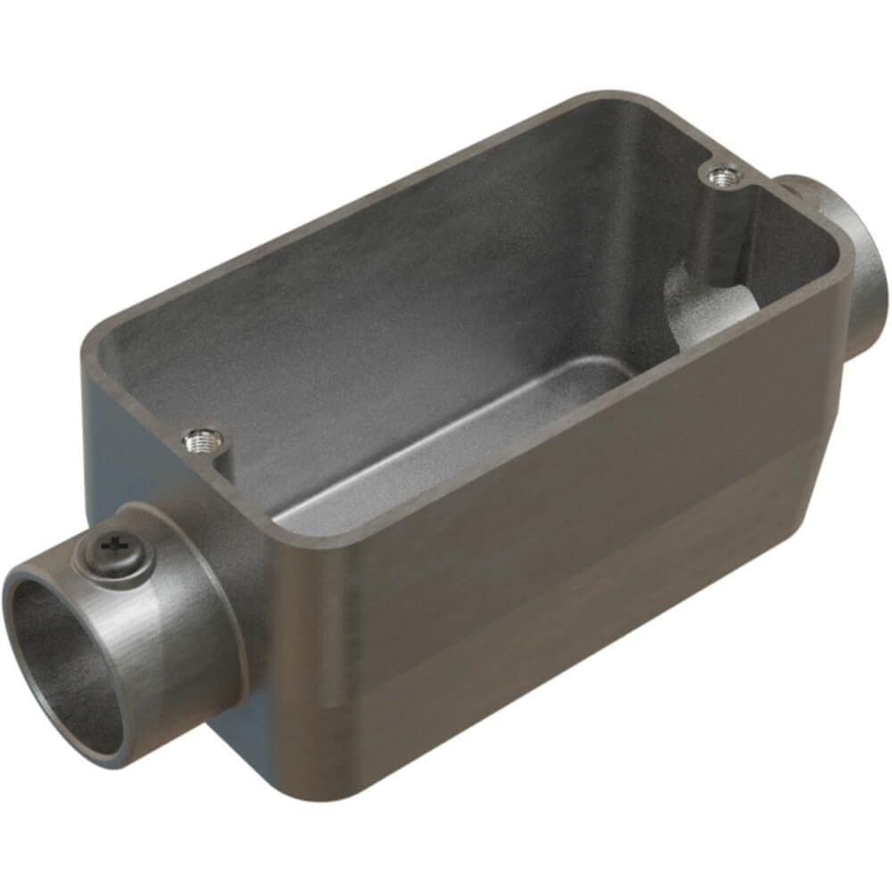 Caixa de Derivação Fixa Conduletzel Sem Pintura Tipo C de 3-4 Sem Tampa E012020036 Wetzel Caixa