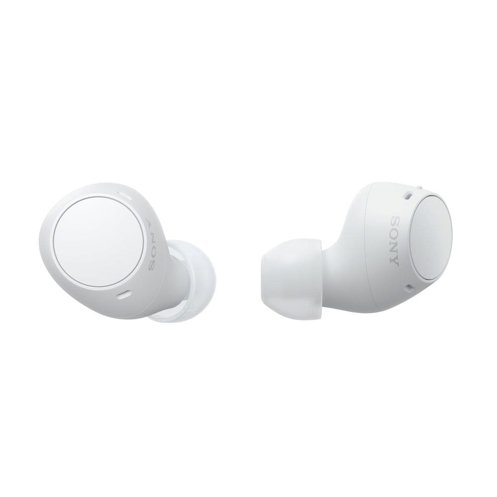 Fones de ouvido Bluetooth Sony WF-C510 brancos com bateria de 22h