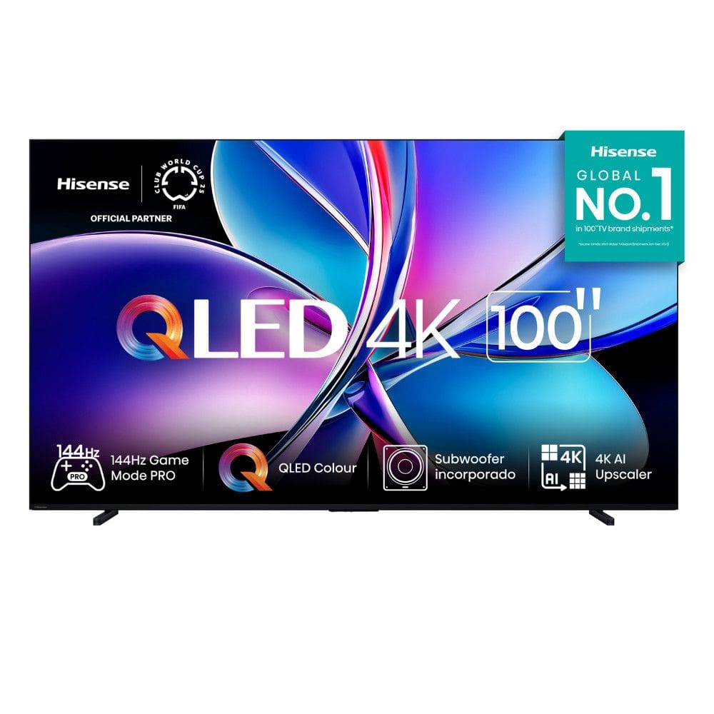 Smart TV 4K UHD Hisense 100 Polegadas Qled Vidaa 100Q7QG