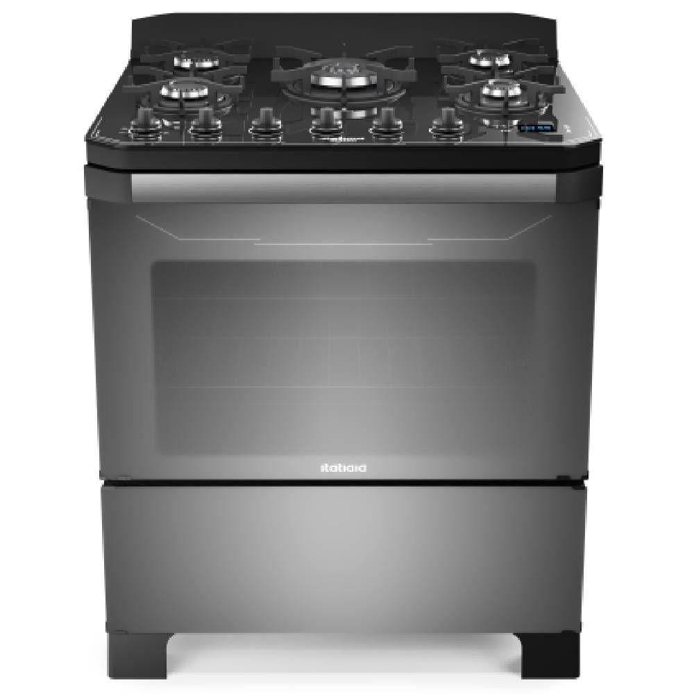 Fogao Itatiaia Itamaster 5 Bocas Digital Reflecta Tripla Chama Bivolt (3700000336)