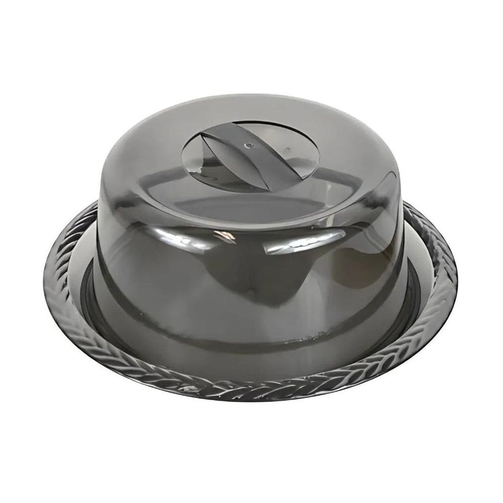 Queijeira em Acrílico Porta Queijo com Detalhe de Trança 20cm