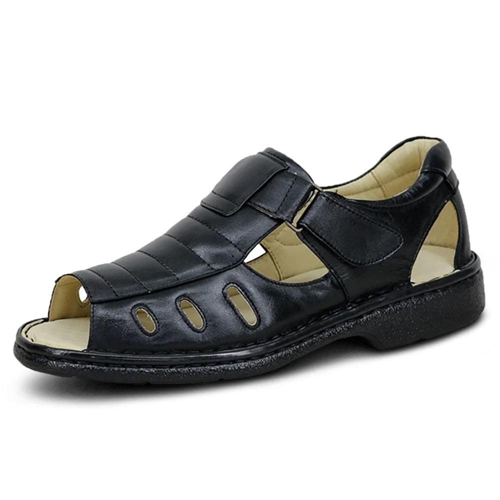 Sandália Feminina Couro Anatômica Macia