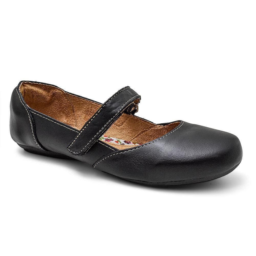 Sapatilha Casual Feminina Couro Leve