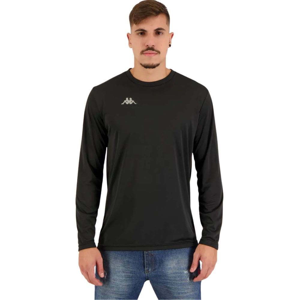 Camiseta Kappa Medena Manga Longa Masculina Treino