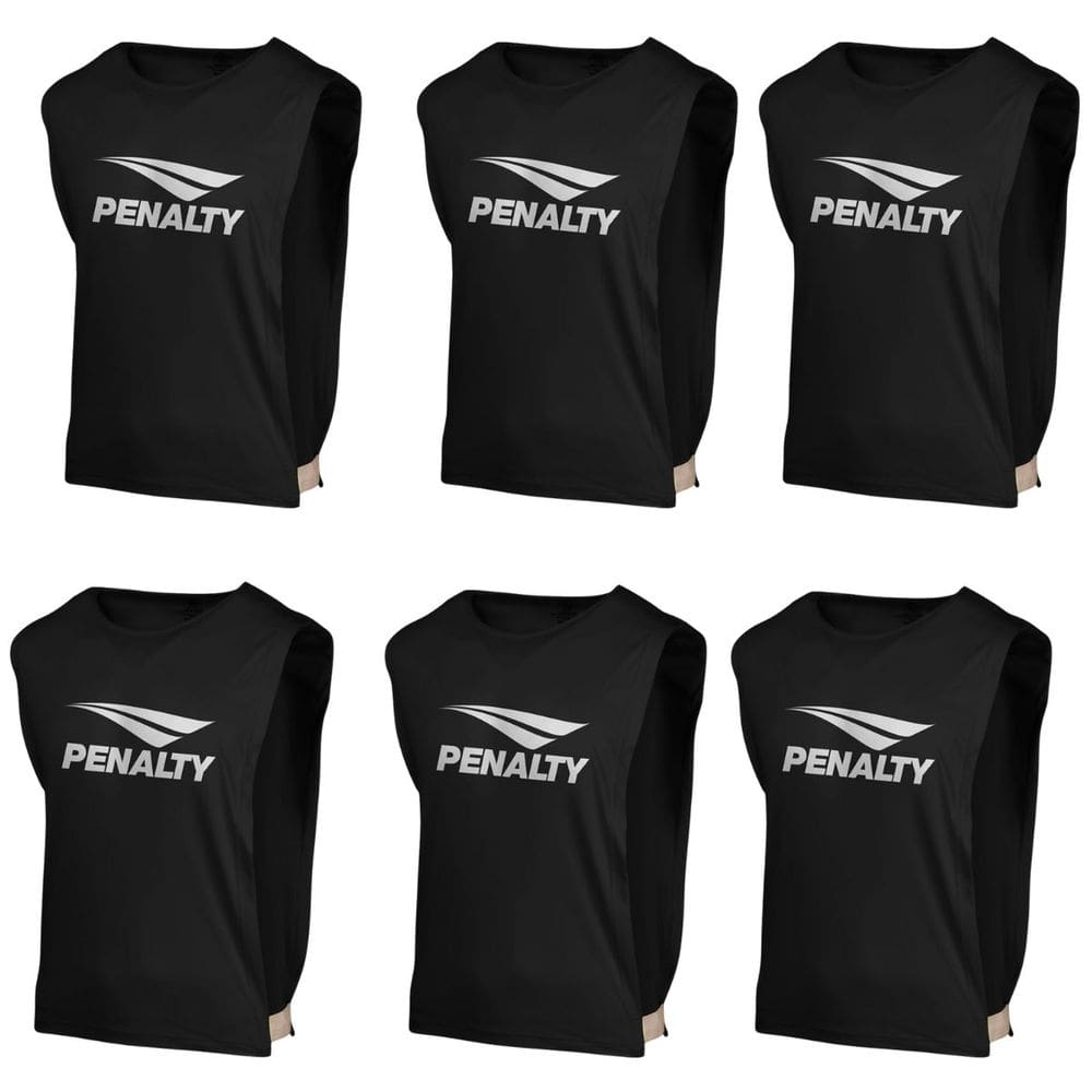 Kit 06 Colete Penalty Futebol De Treino Esportivo