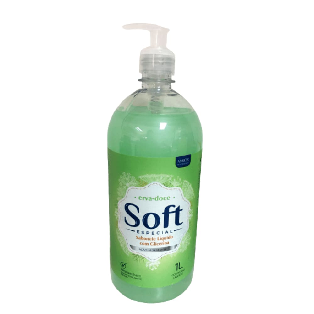 Sabonete Liquido Glicerinado Soft Especial Erva Doce 1Litro