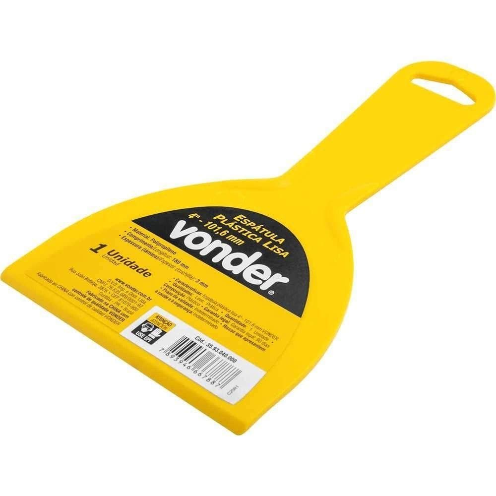 Espátula Plástica Lisa De 4, Vonder Ostenvonder