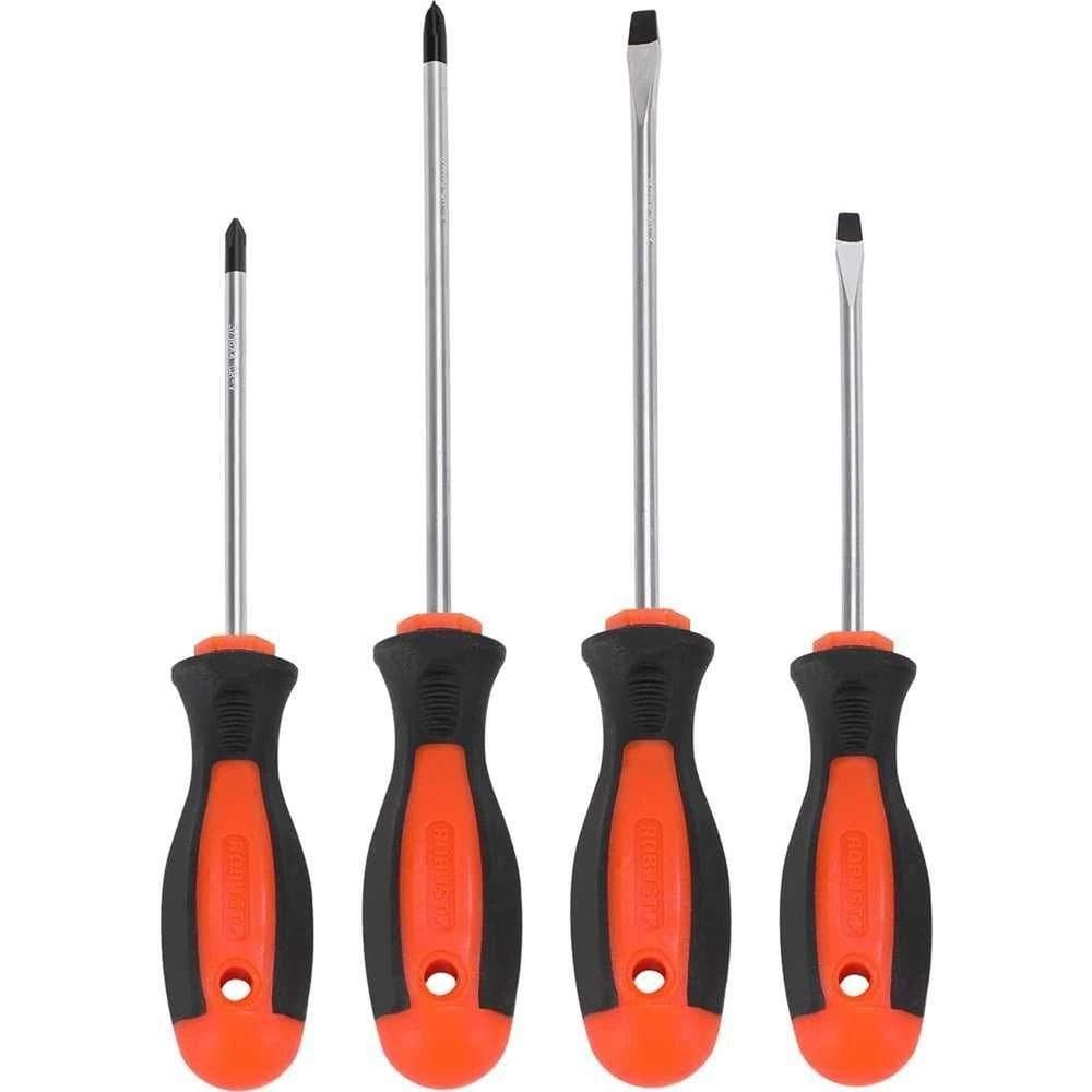 Jogo De Chaves De Fenda/phillips Com 4 Peças, 3370222 Robust