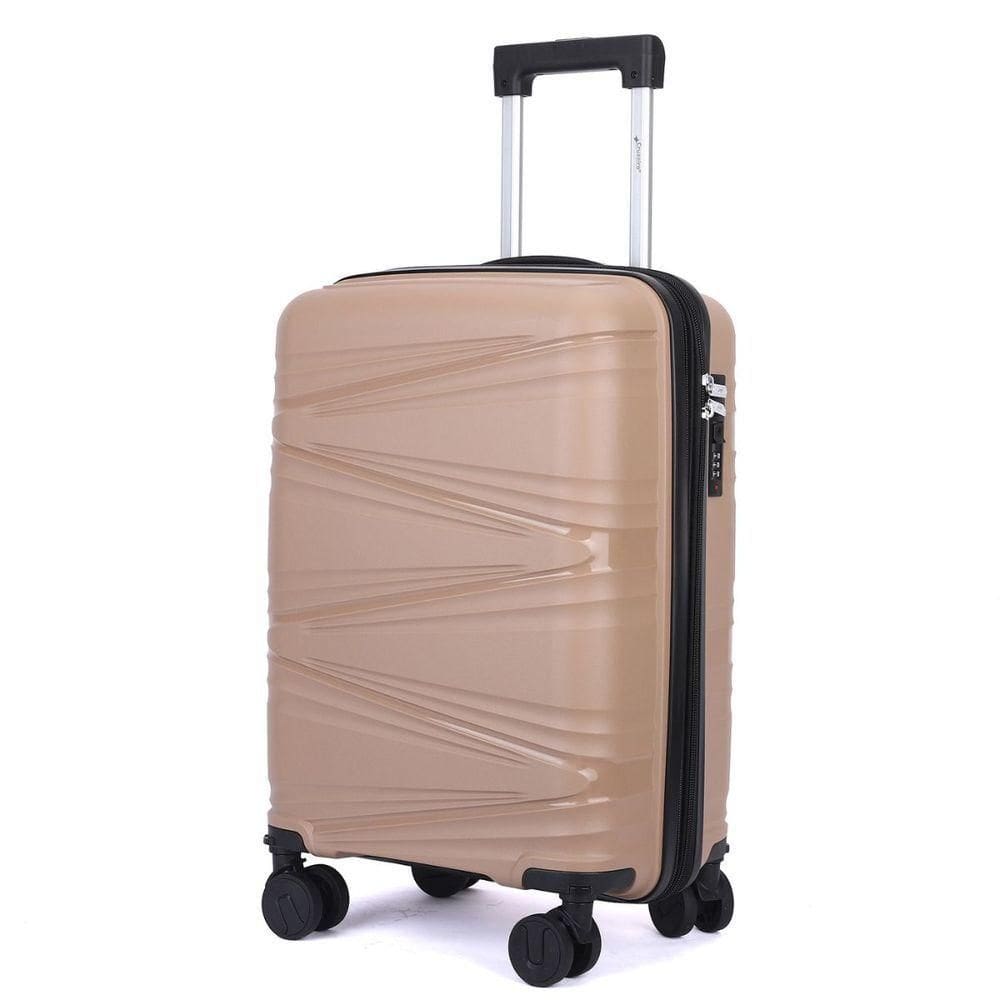 Mala De Bordo 10kg Viagem Zíper Expansível Em Polipropileno Rodinhas 360º Tsa - Bocaiúva - Cruzeiro Fendi