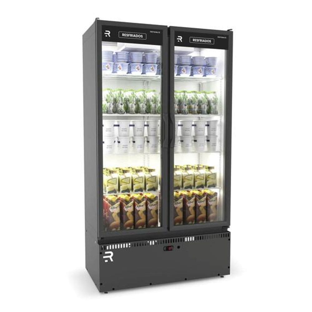Auto Serviço Vanguard Resfriados 2 Portas Preto 0 a 7ºC ASVR2P PR_BR 220V - Refrimate