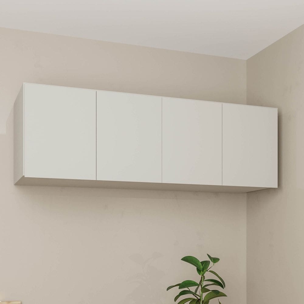 Ponte Modular Queen 100% Mdf 4 Portas Orion Cabecasa Madeiraoriginals Aveia