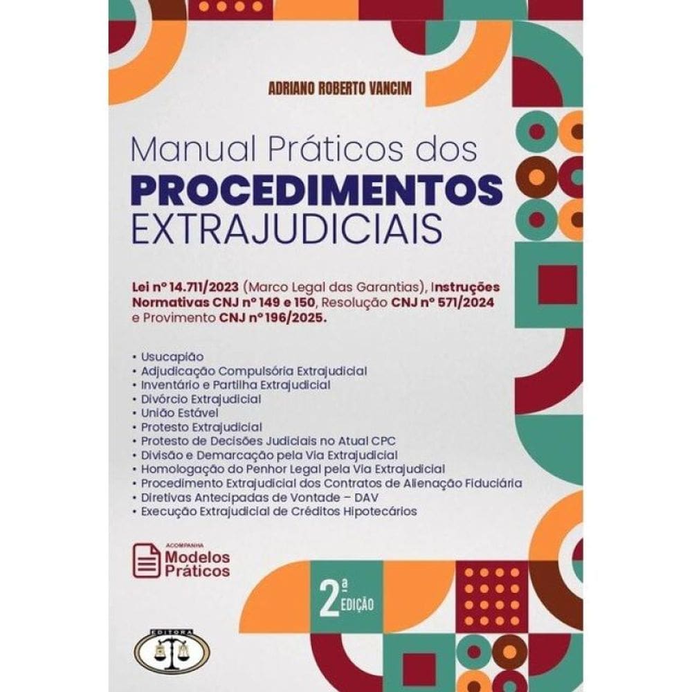 Manual Prático Dos Procedimentos Extrajudiciais - 2026