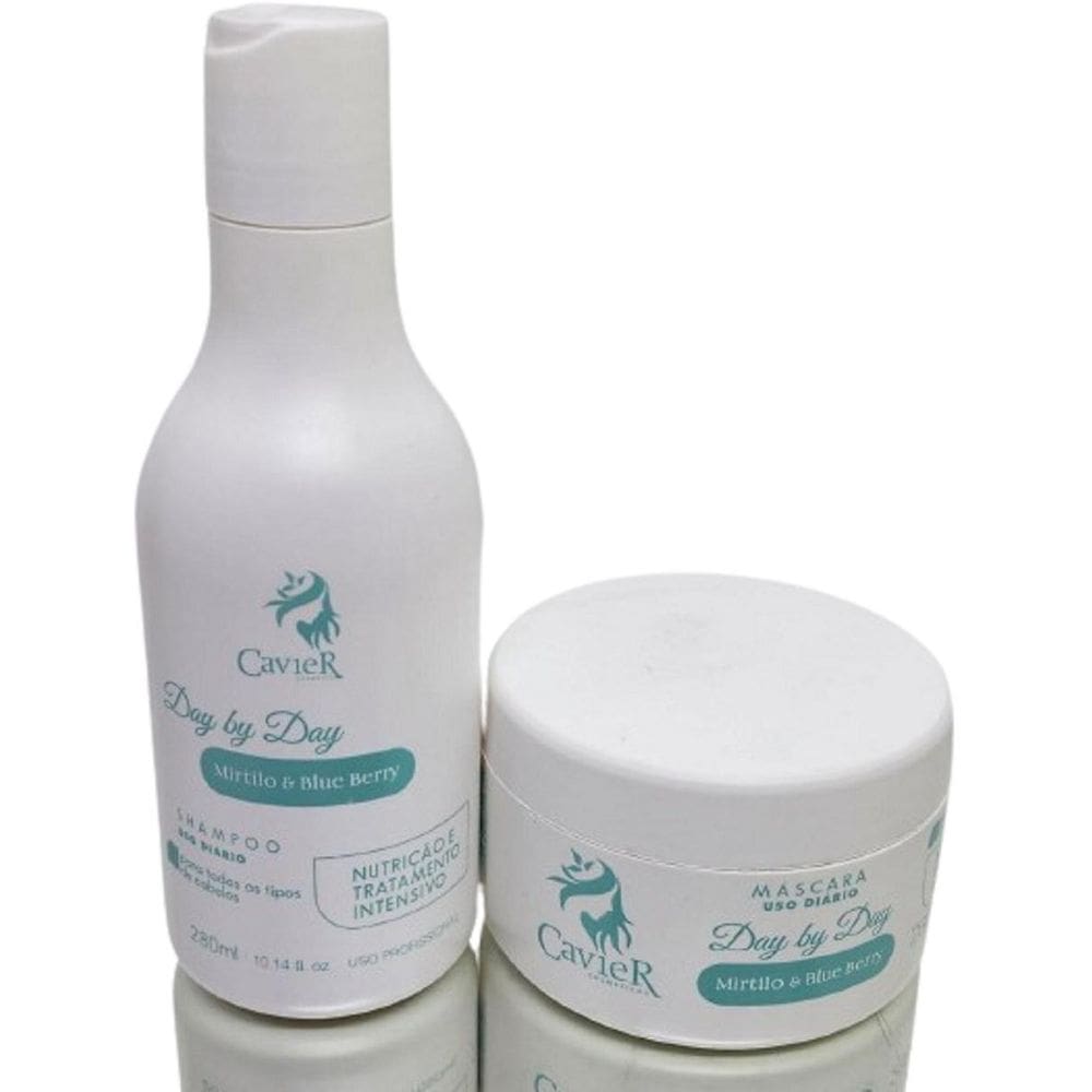 Kit Shampoo 280Ml Mascara 280G Mirtilo Cavier