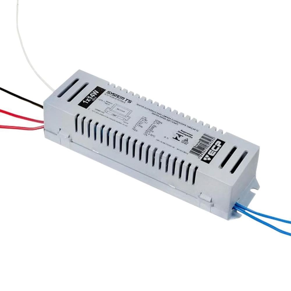 Reator Eletrônico Para Lâmpada Fluorescente T5 1X14W 127V