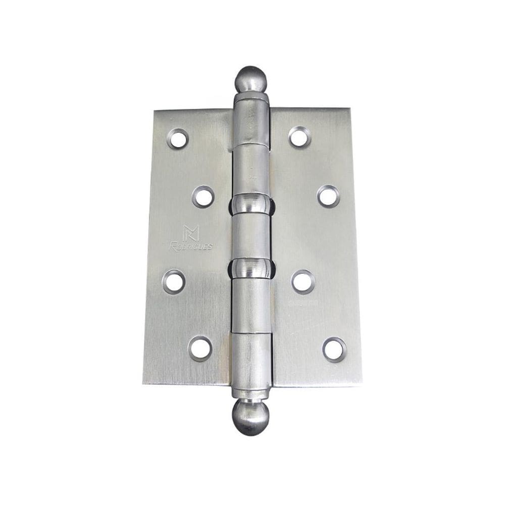 Dobradiça Reforçada 5535 4X3 Com Anel Cromo Acetinado