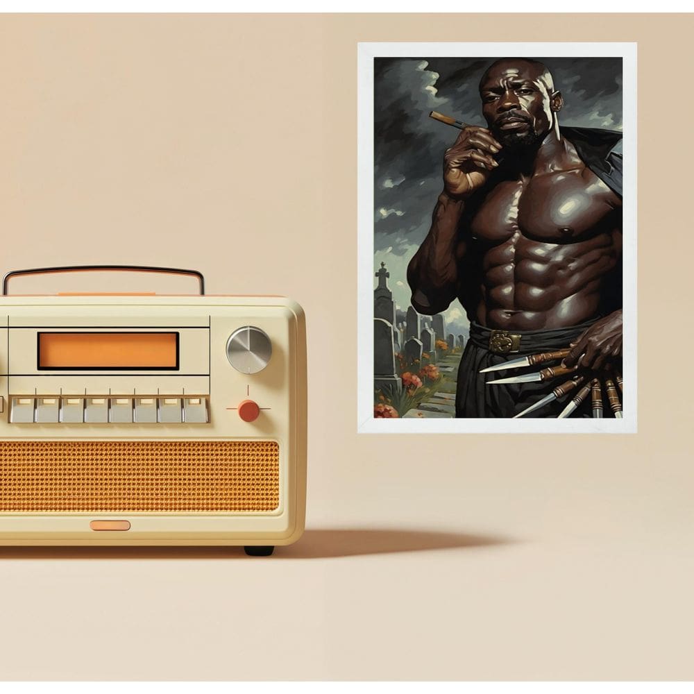 Quadro Decorativo Exu 7 Facadas 33X24Cm