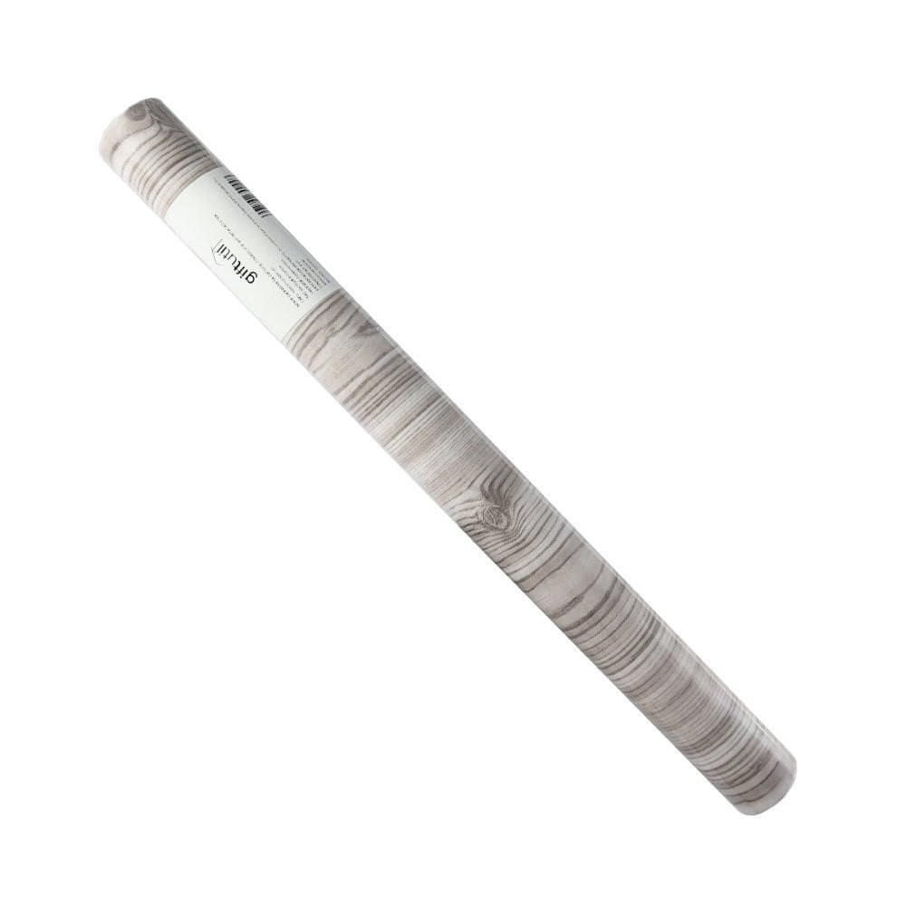 Papel De Parede 5Mx45Cm Pvc Madeira Cru