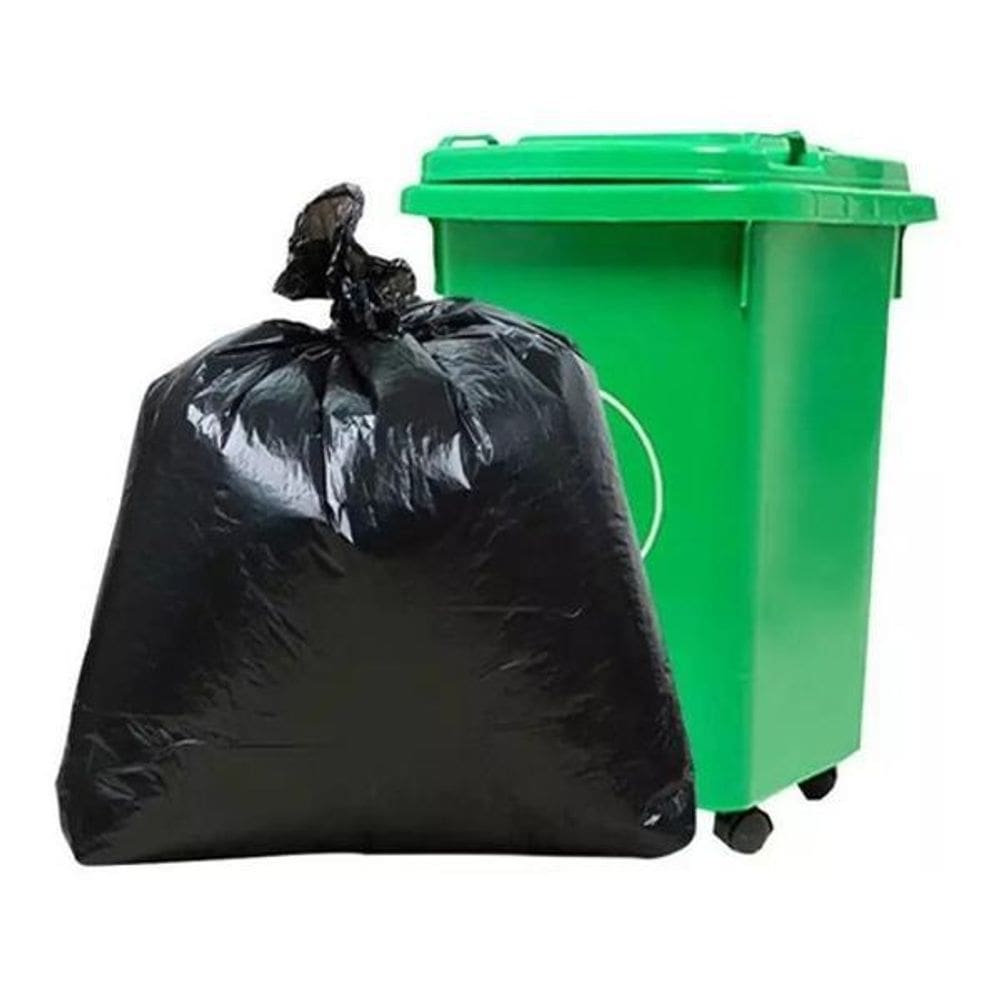 Saco De Lixo 40 Litros Comum Grosso-100 Unidades