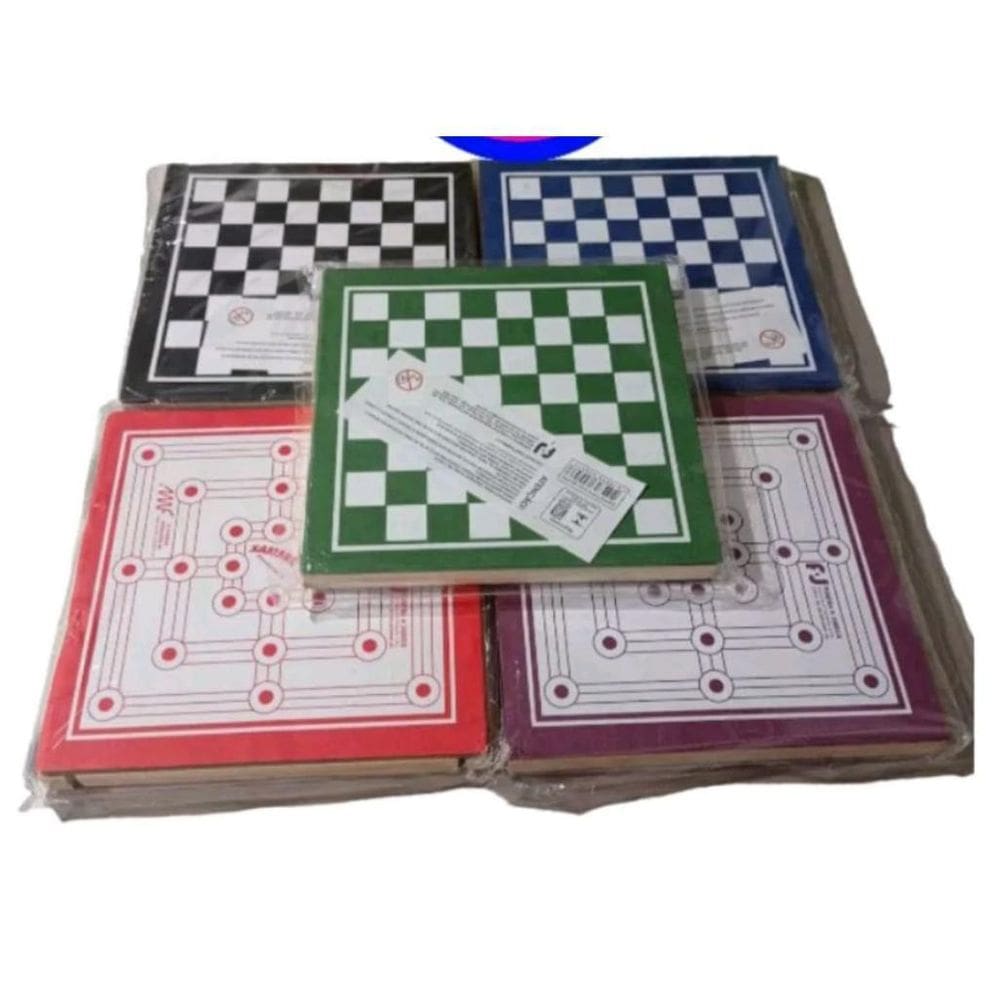 1 Dama Trilha Com Gaveta 18X18Cm Cor