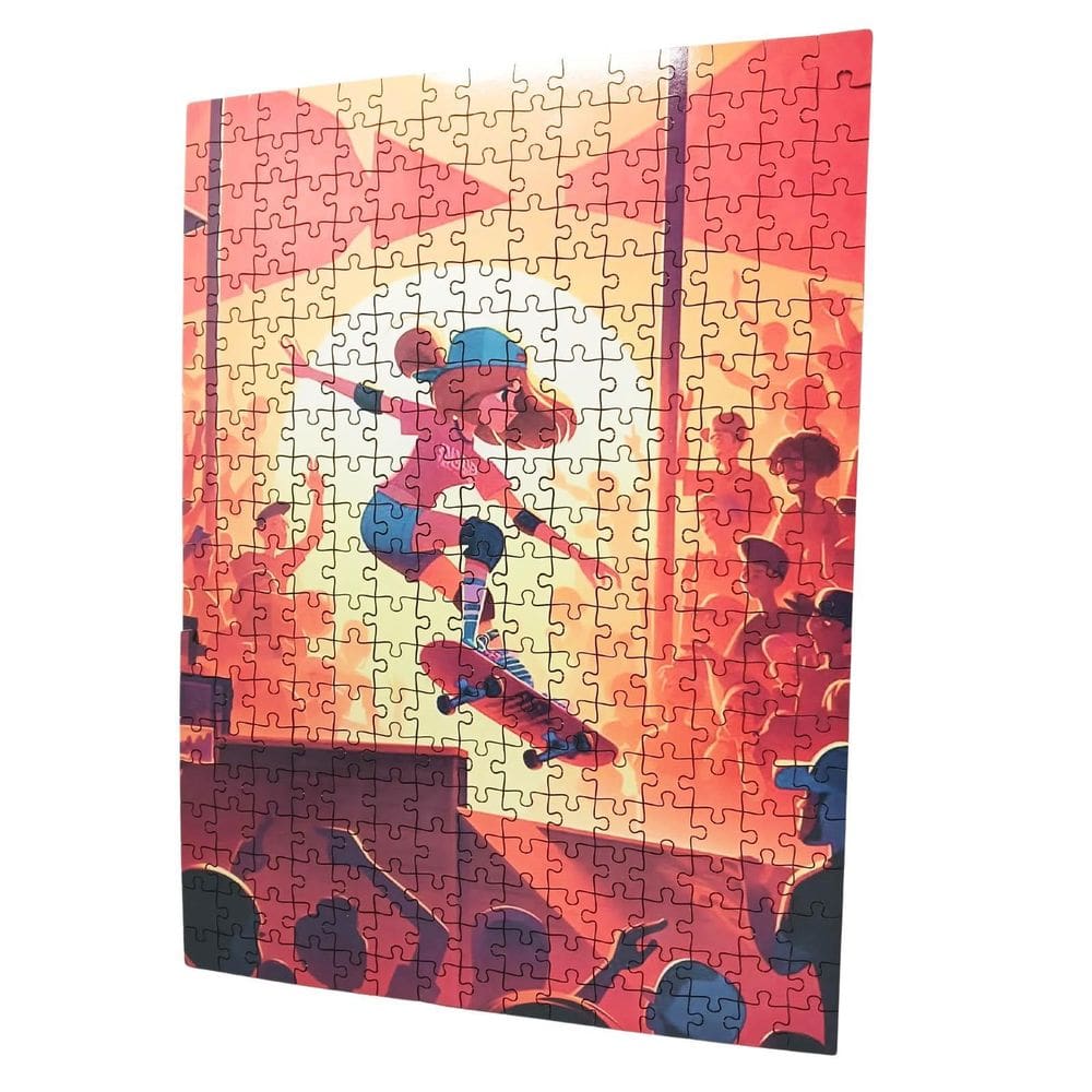 Quebra-Cabeça Meninas Skatistas Divertido Em Mdf 300 Peças